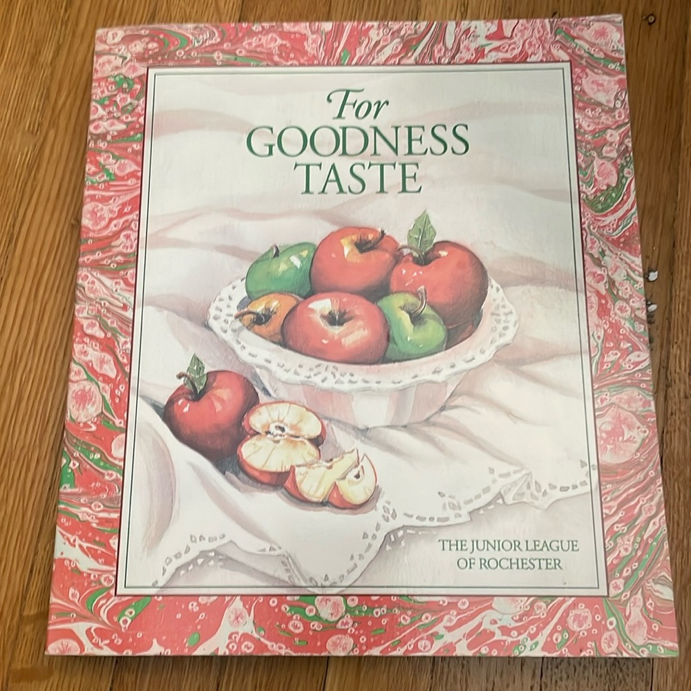 For goodness taste cookbook